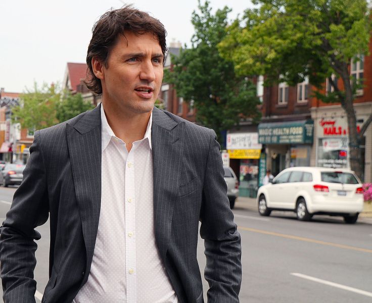 Justin Trudeau’s “sunny ways”. Photo by Wikimedia Commons, Alex Guibord