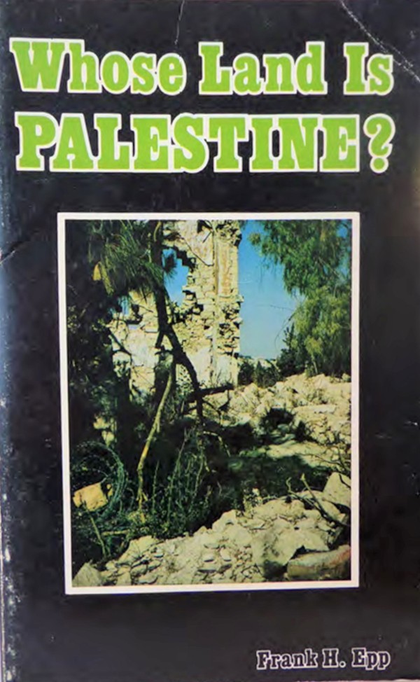 A book called Whose Land is Palestine? provides a good grounding for the contested historical claims in Israel-Palestine.